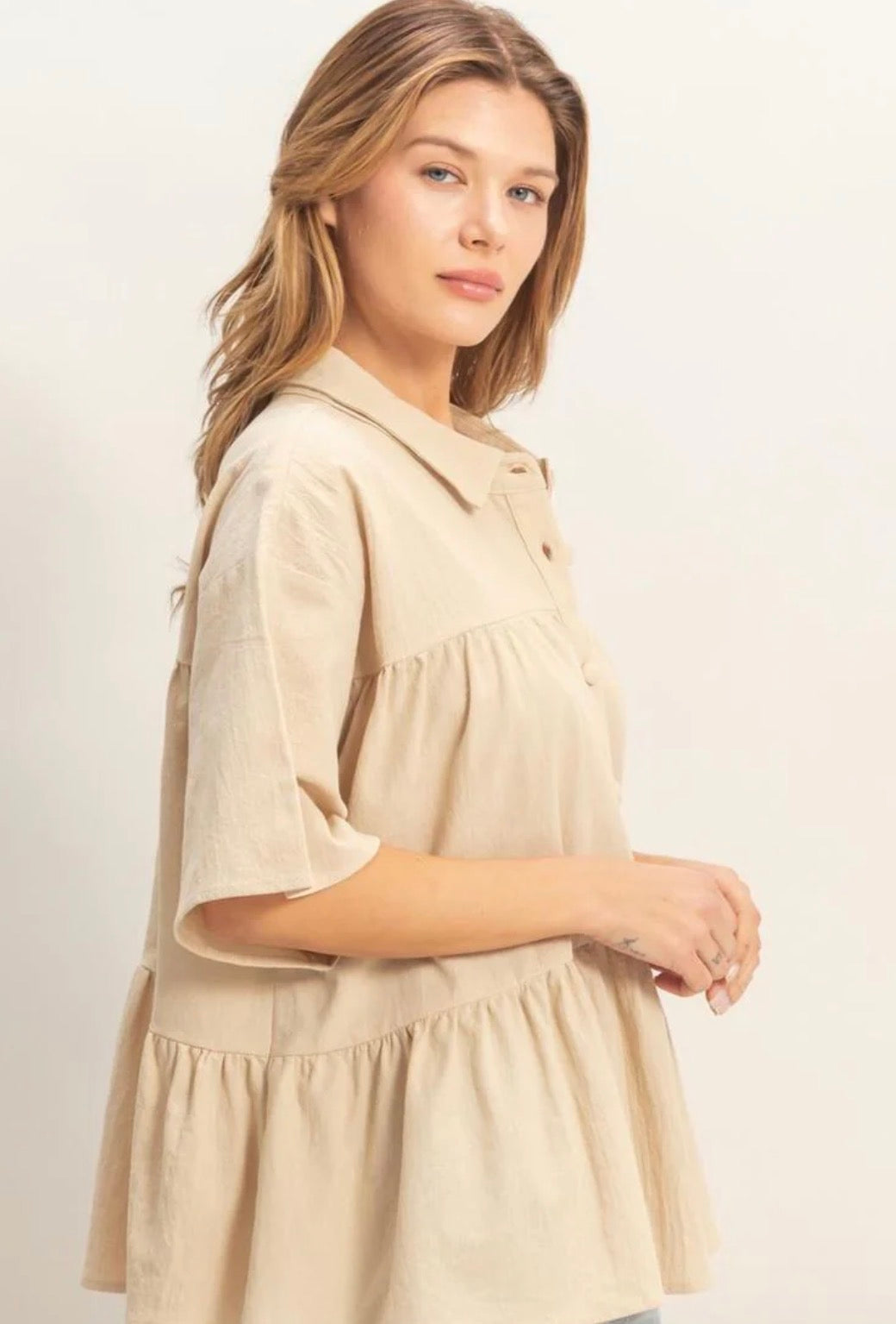 Saydee Tiered Tunic Top