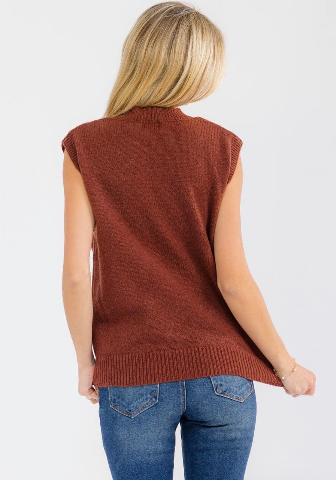 Maddie Sleeveless Sweater