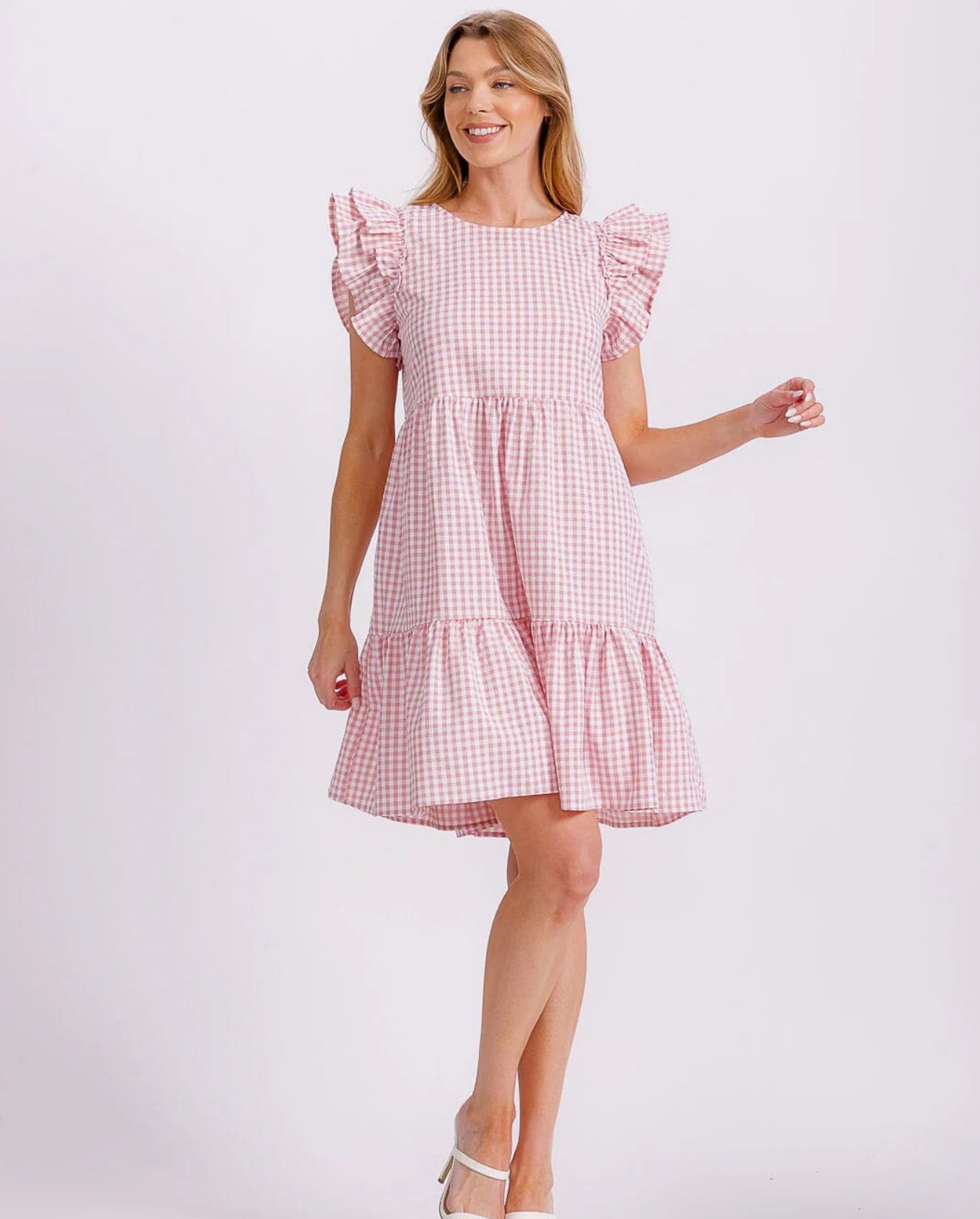 Pamela Gingham Mini Dress