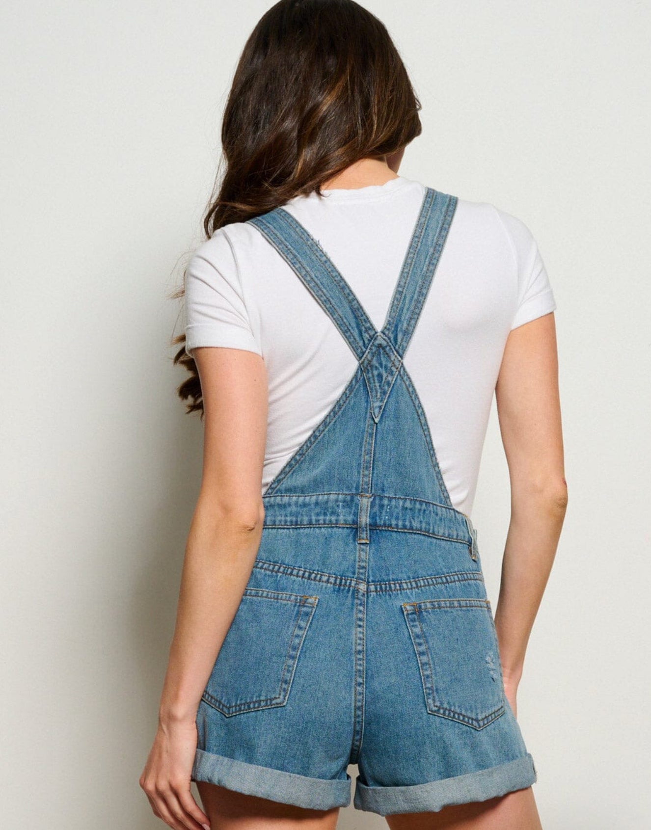 Catherine Denim Overalls