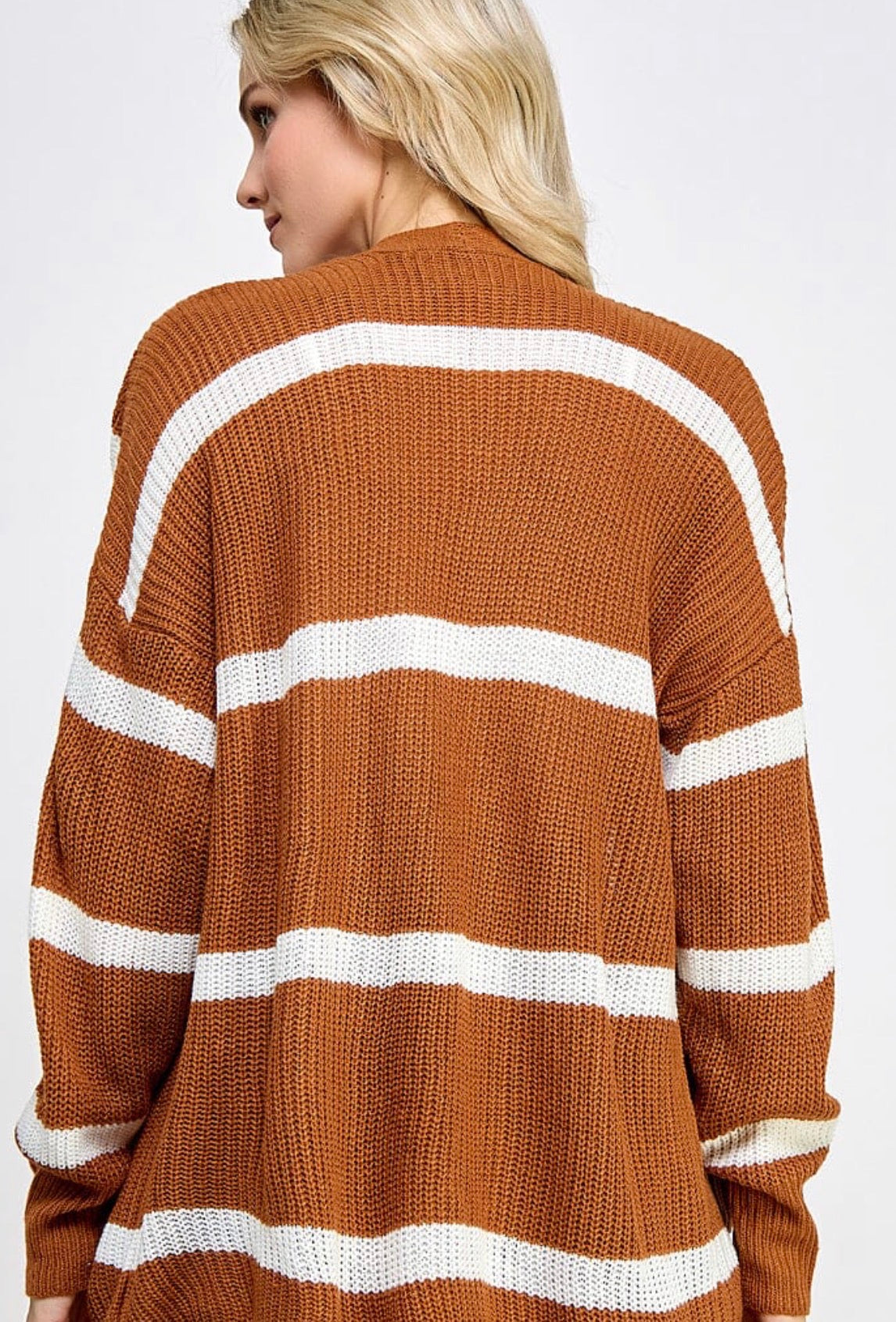 Paula Striped Cardigan
