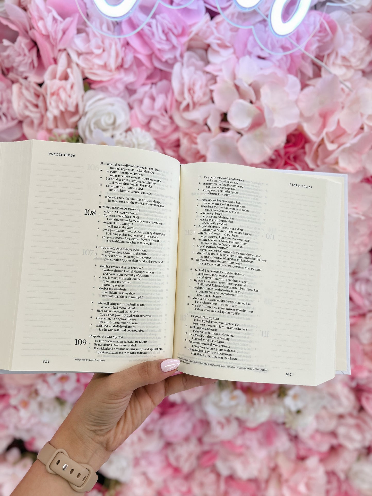 Church Floral ESV Journaling Bible