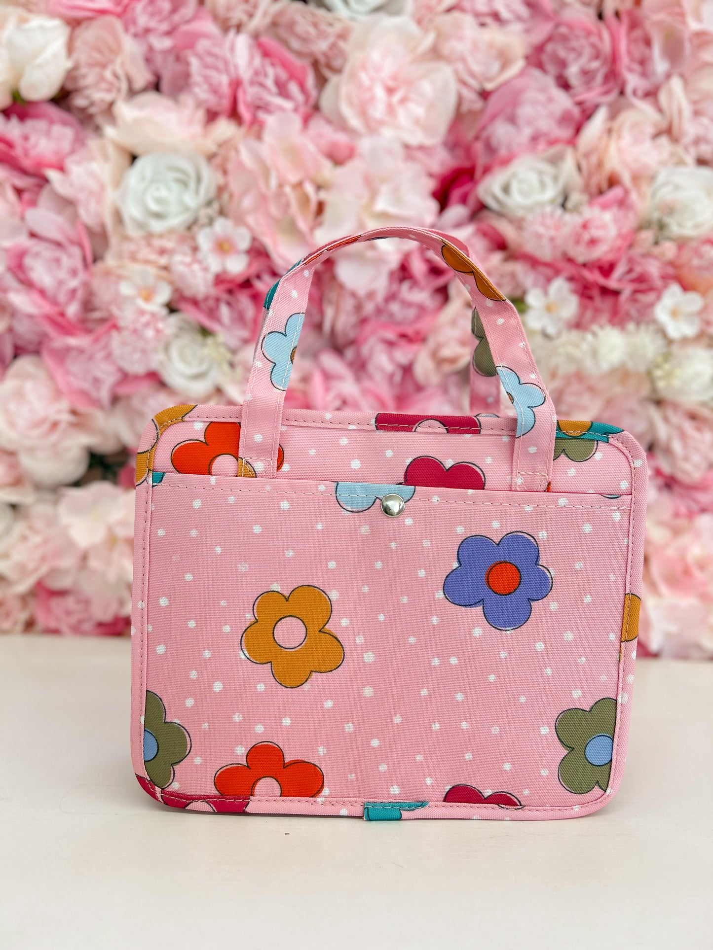Dots + Daisies Bible Bag