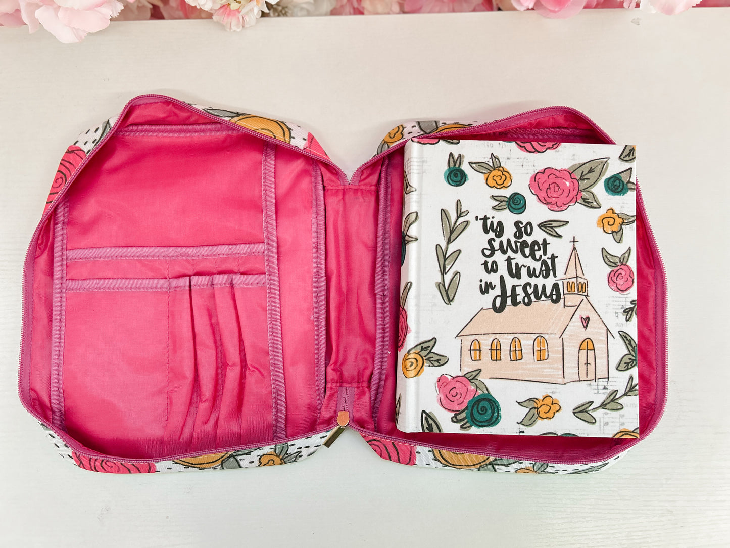 Church Floral Bible Cover