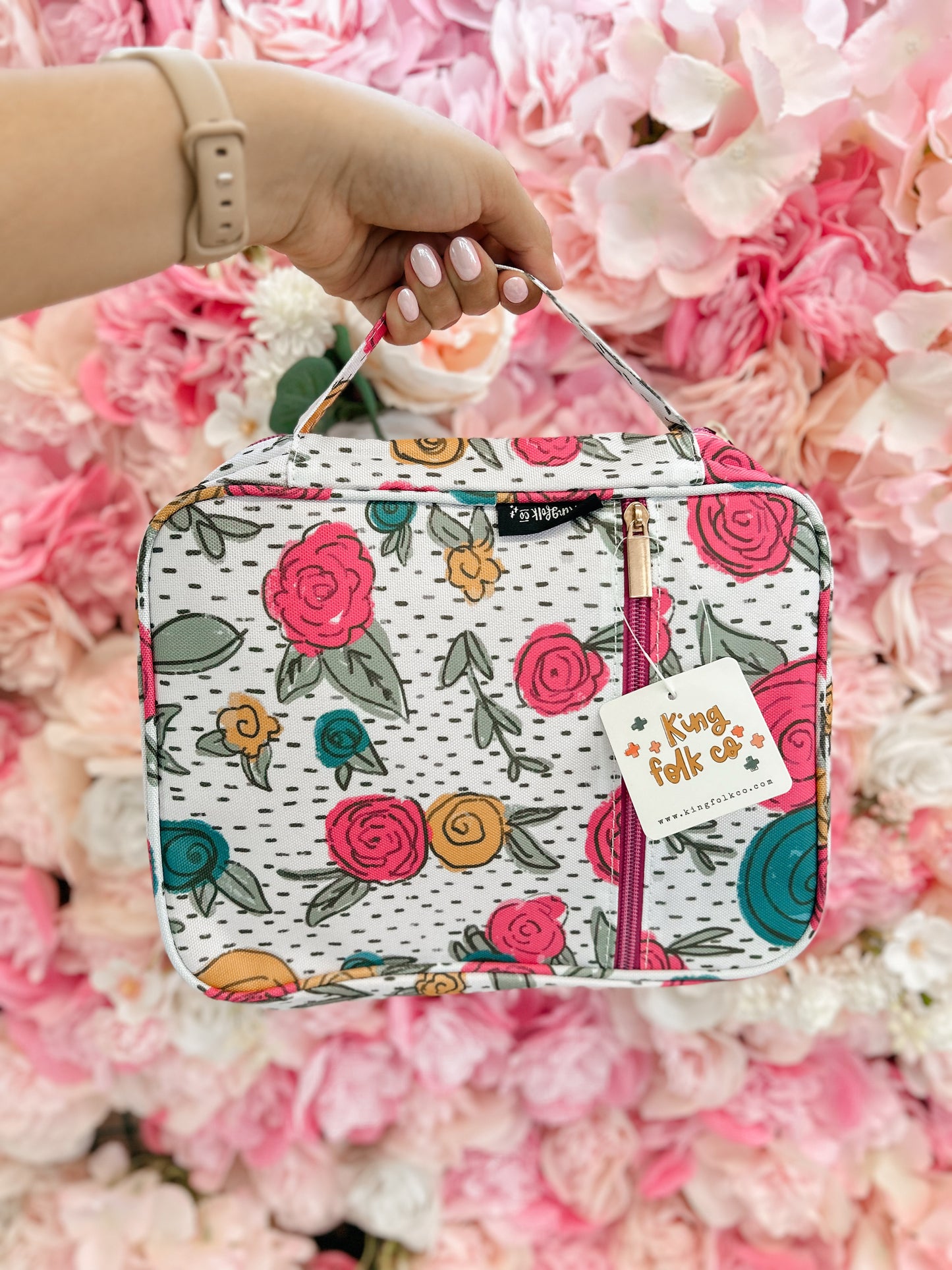Church Floral Bible Cover