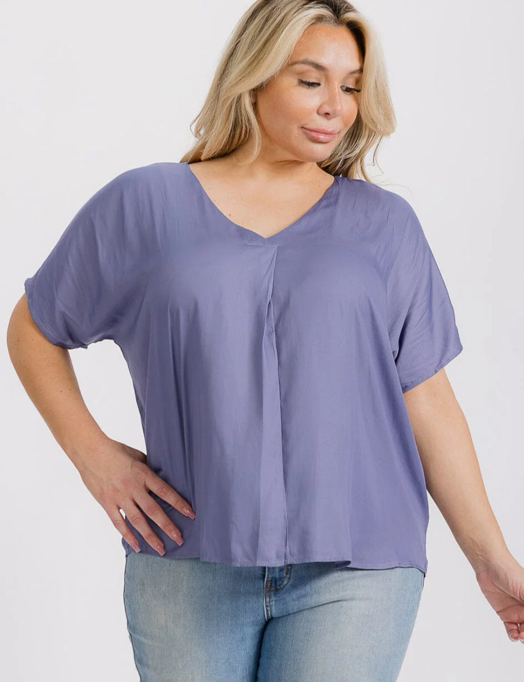 Plus - Lori Short Sleeve Blouse