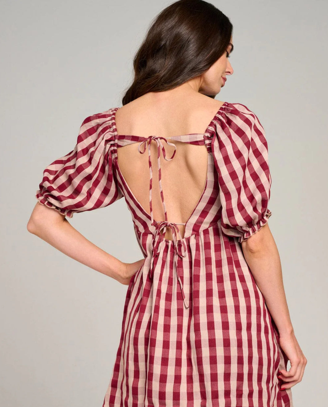 Maggie Gingham Dress