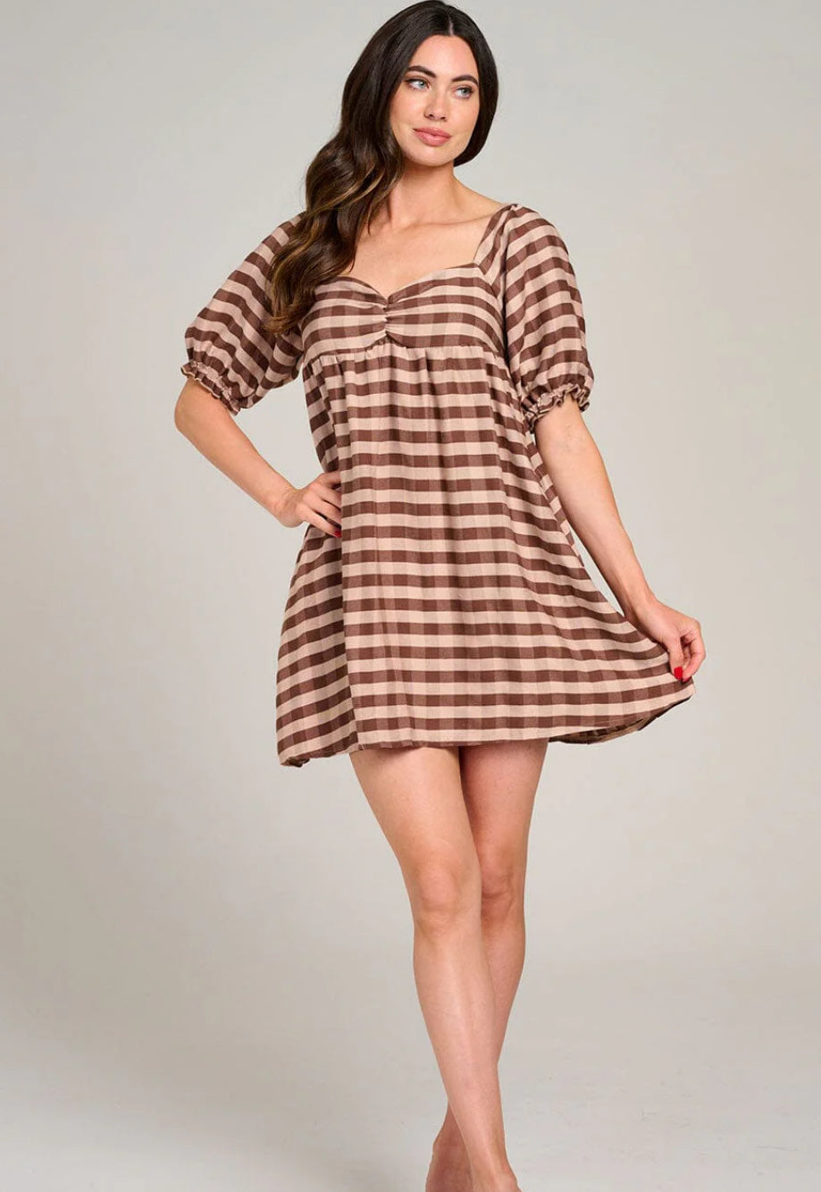 Maggie Gingham Dress