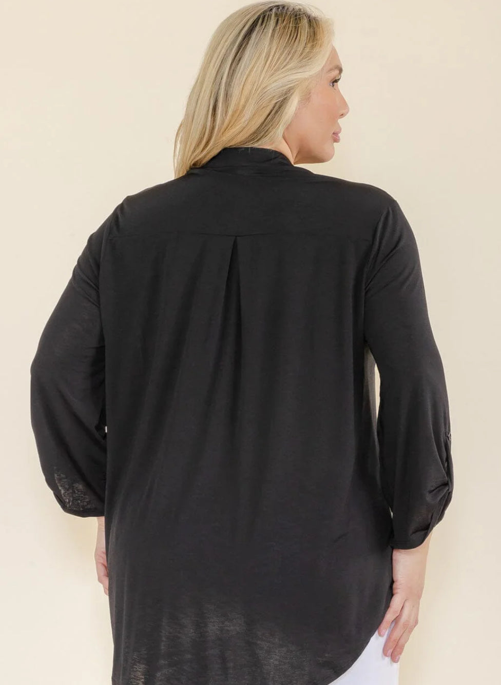 Plus - Kas V-Neck Blouse