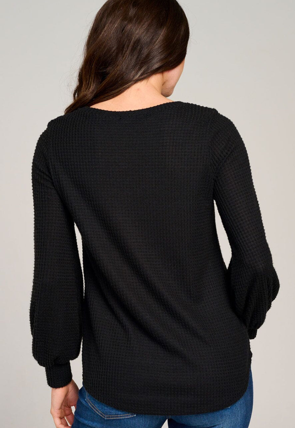 Kennie Waffle Knit Top