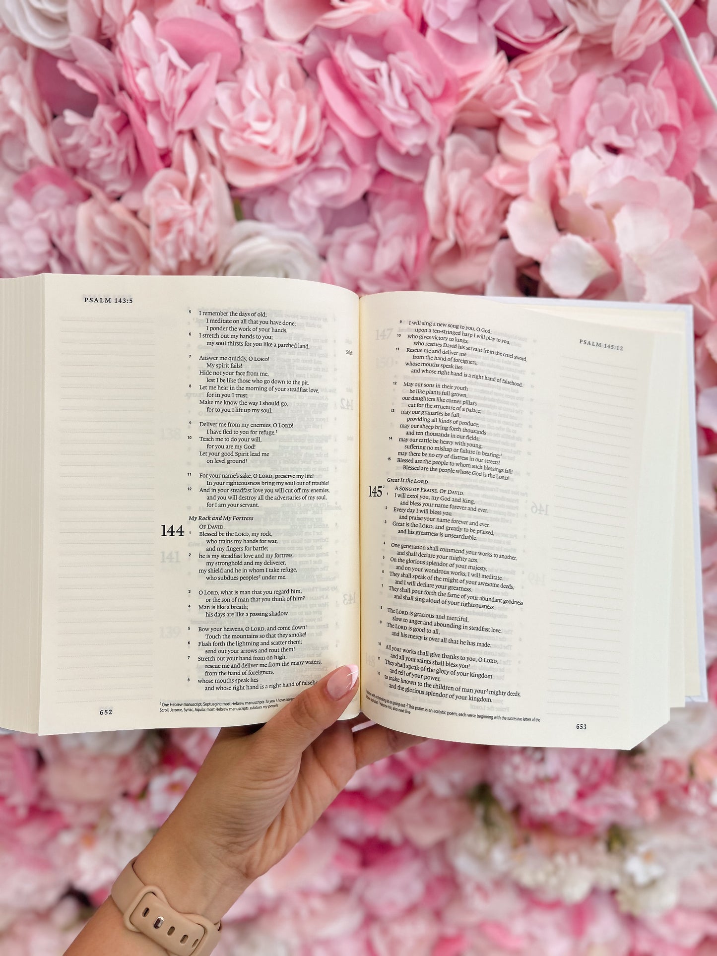 Summer Floral ESV Journaling Bible