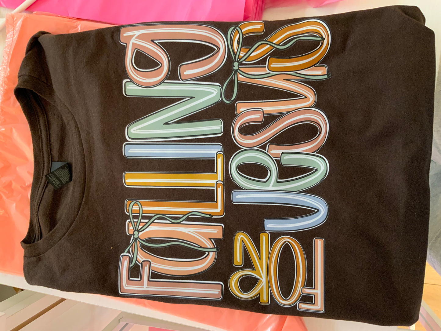 Falling For Jesus Fall Tee
