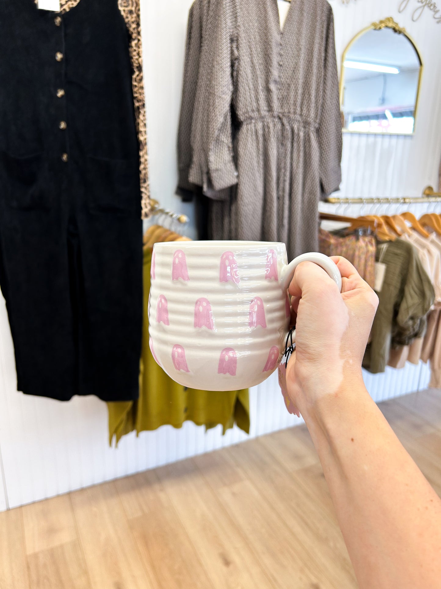 Pink Ghost Mug