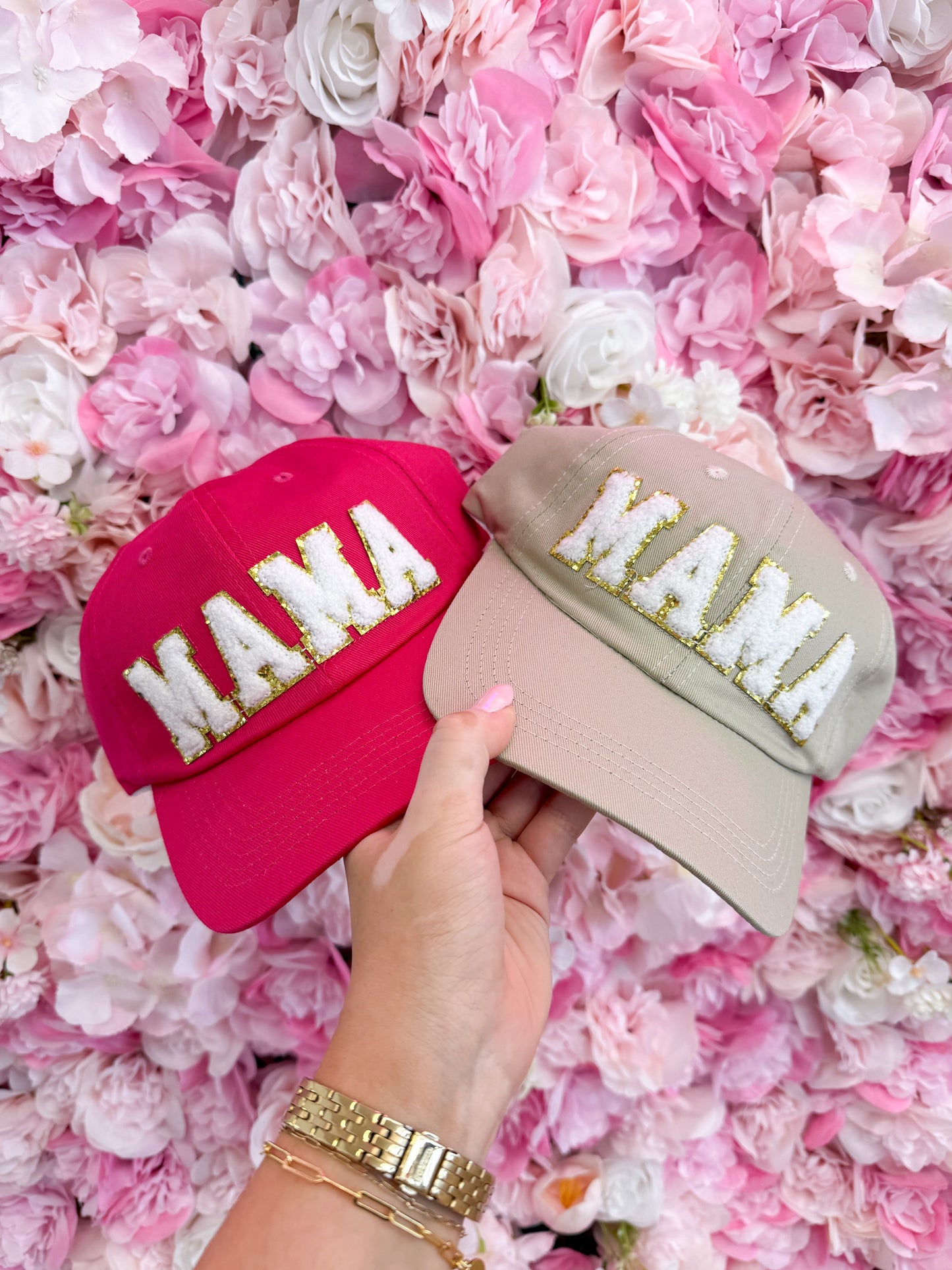 Mama Letter Patch Cap