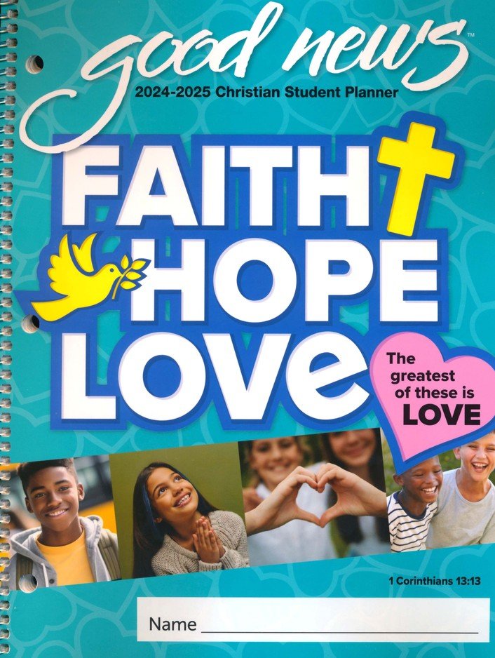 2024-2025 Good News Planner: Elementary Student Christian Edition (Evangelical)