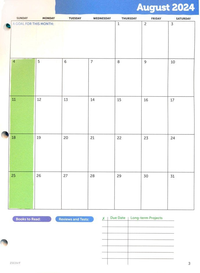 2024-2025 Good News Planner: Elementary Student Christian Edition (Evangelical)