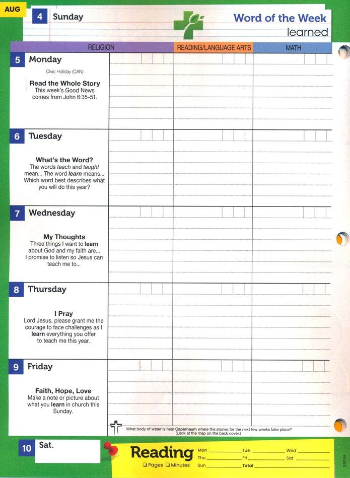 2024-2025 Good News Planner: Elementary Student Christian Edition (Evangelical)