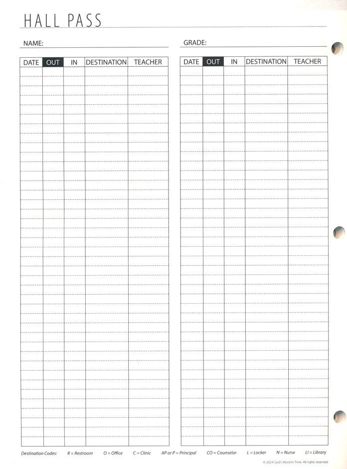 God's Word in Time Scripture Planner: Anchored in Christ Philippians 4:13 Elementary Student Edition (ESV Version; August 2024 - July 2025)