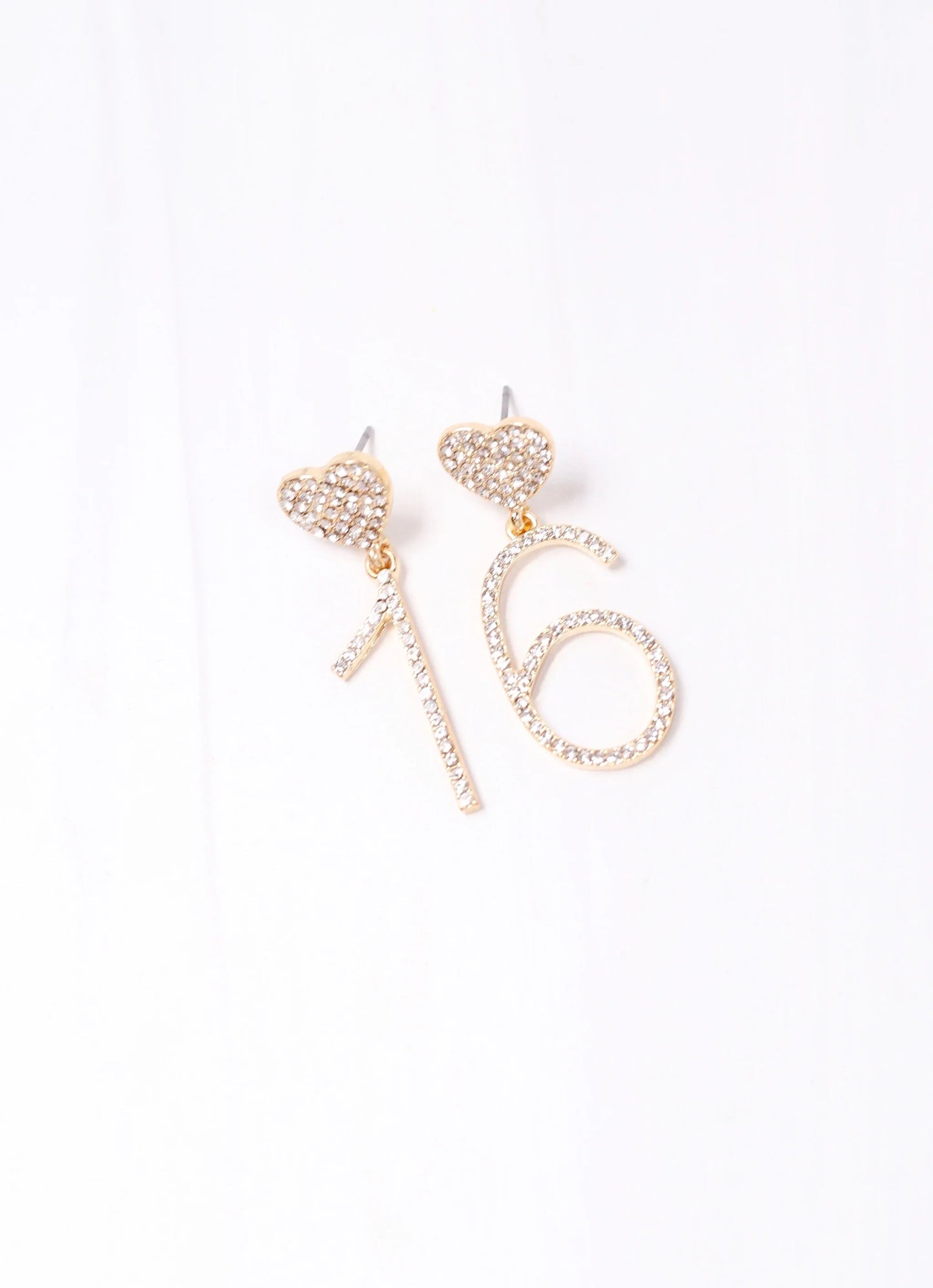 Caroline Hill 16 CZ Drop Earring Gold