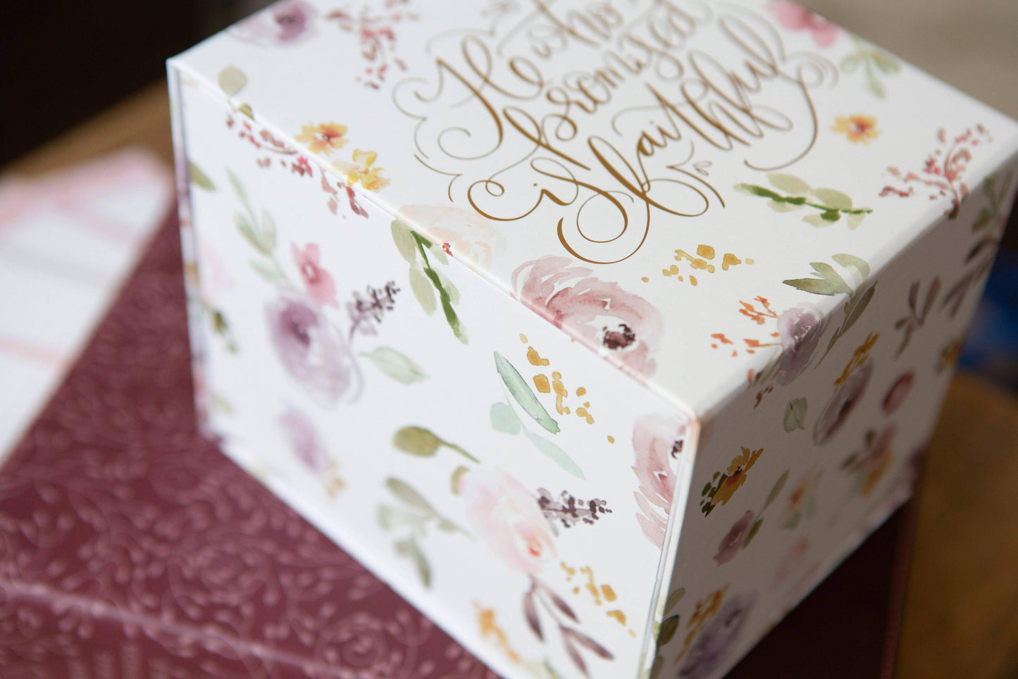 Bible Verse Card Box | Scripture Memory Box