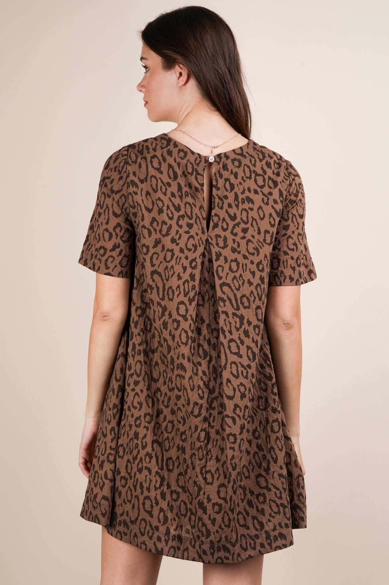 Laura Leopard Mini Dress
