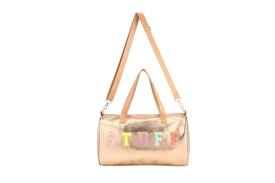 “Stuff” Shimmer Duffle Bag