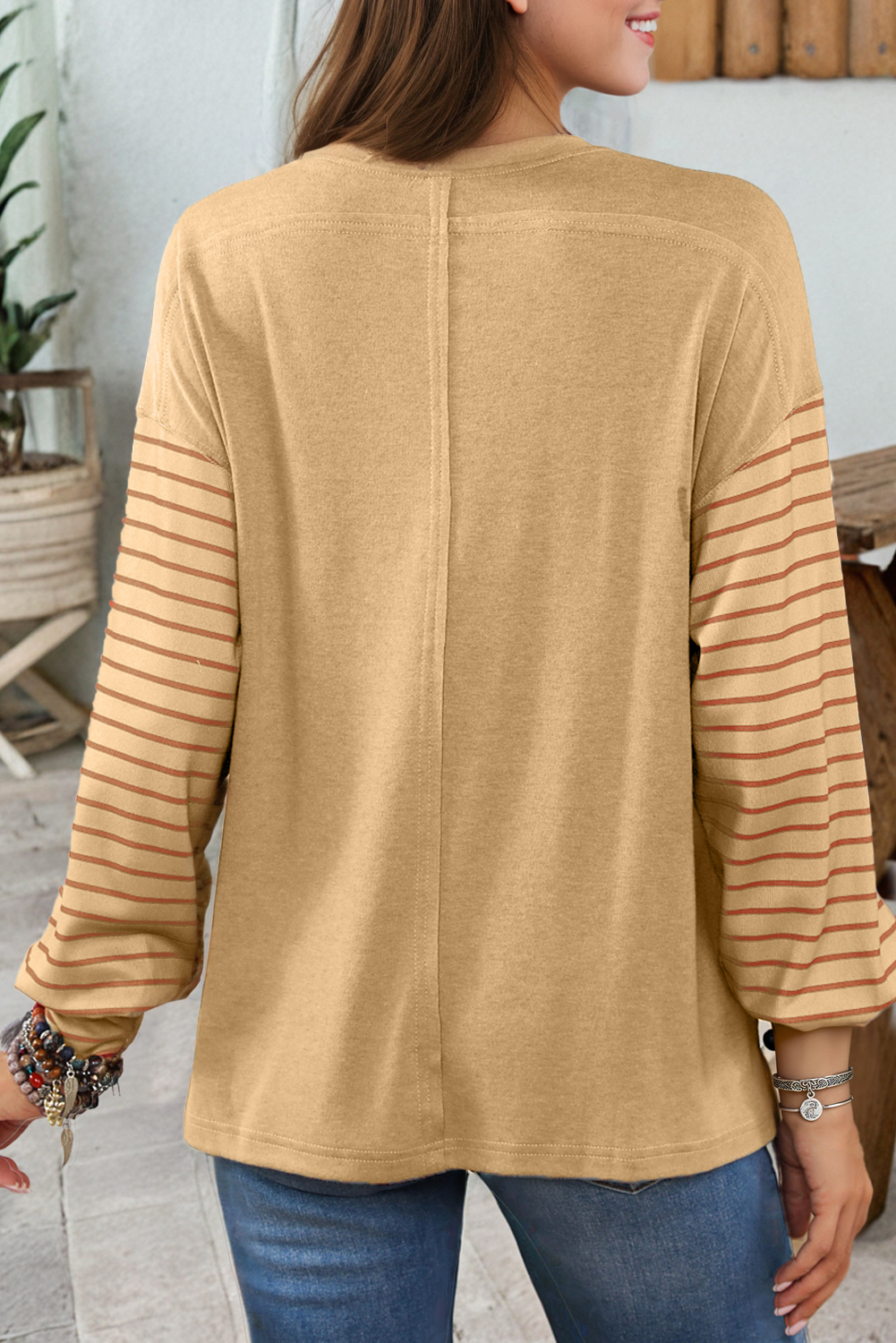 Sonya Colorblock Striped Top