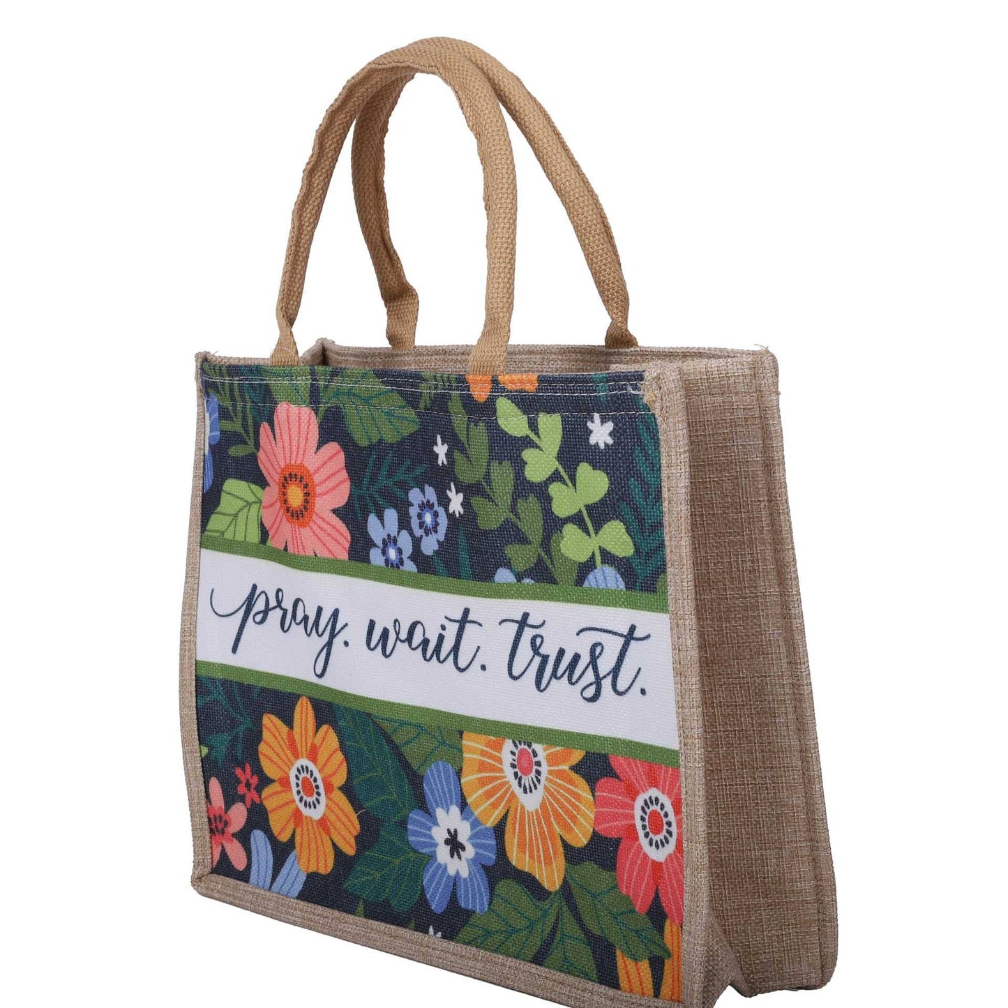 Canvas Tote - Pray Wait Trust
