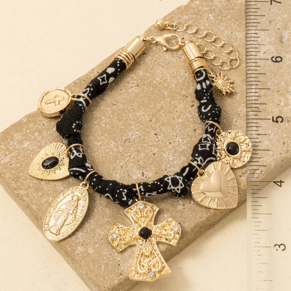 Anika Bandana Charm Bracelet