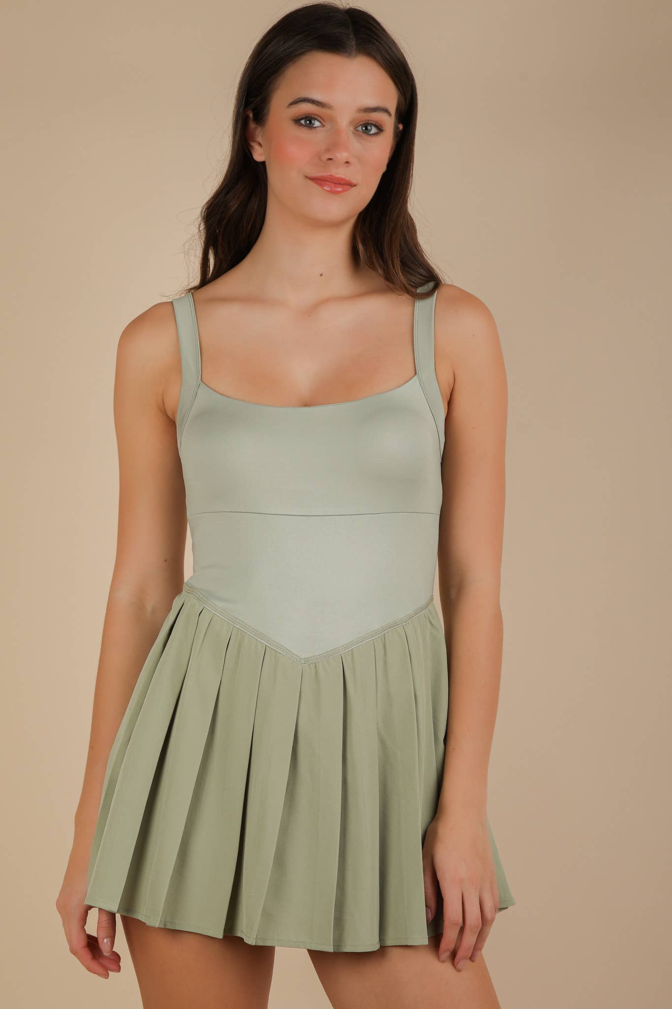 Nancy Pleated Workout Dress