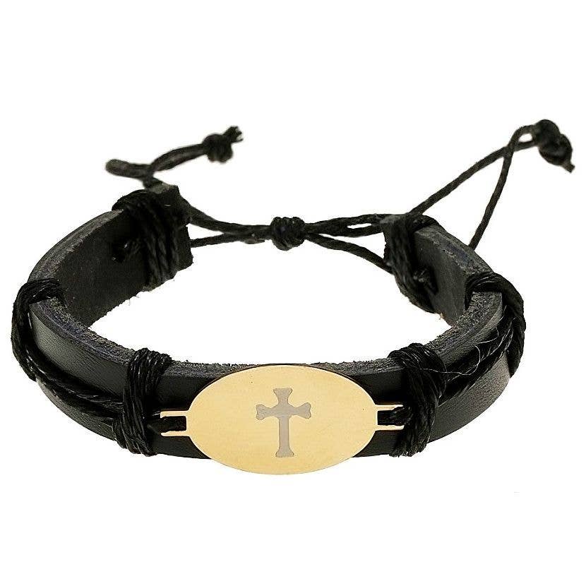 Jason Leather Cord Men’s Bracelets