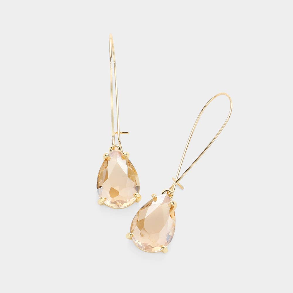Teardrop Stone Earrings