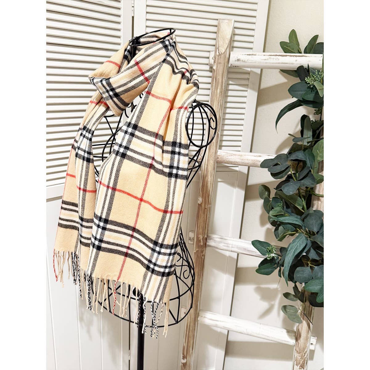 Plaid Scarve