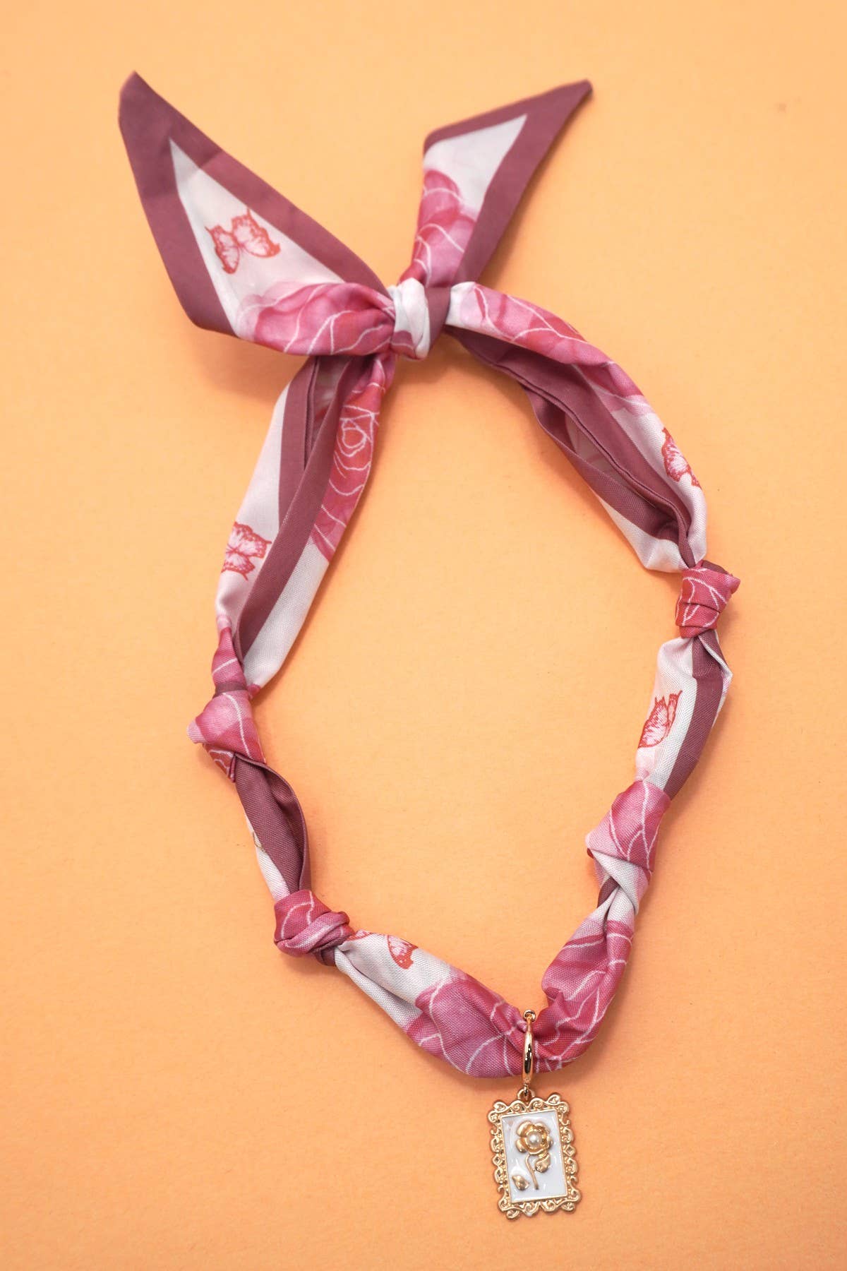 Scarf Charm Necklace
