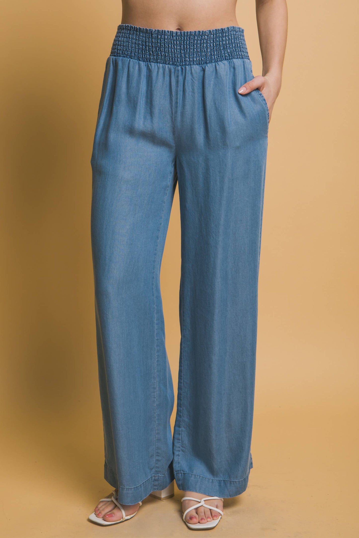 Rachel Elastic Waist Pant