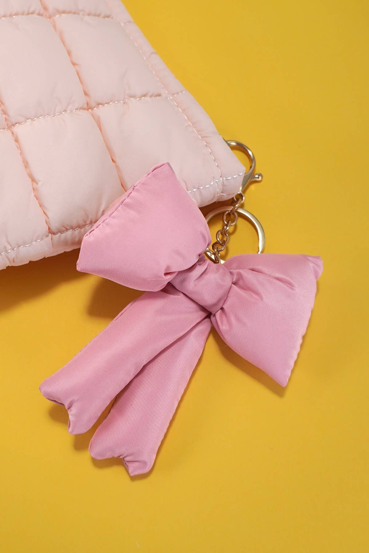 Puffy Bow Keychain