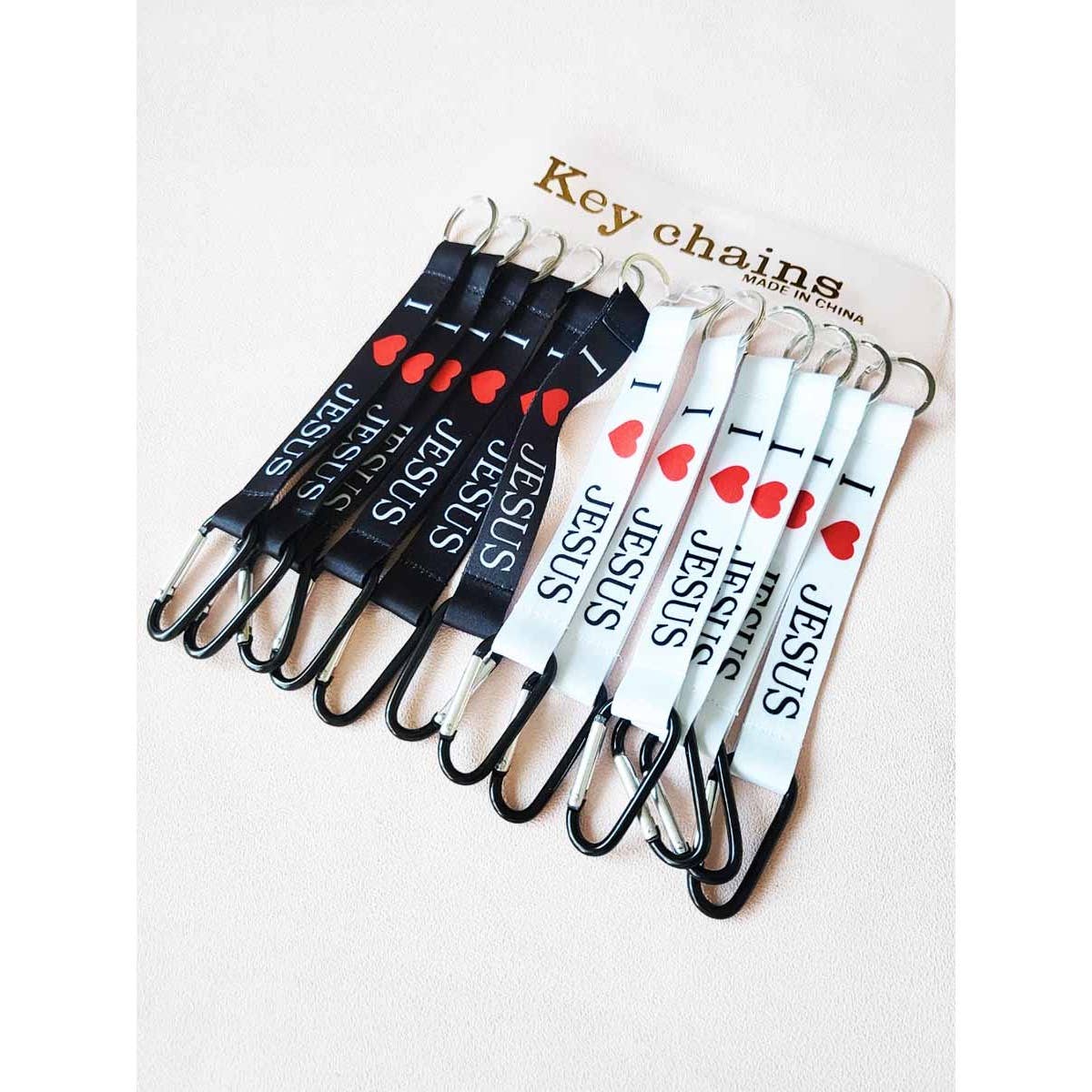 I Love Jesus Lanyard Keychain
