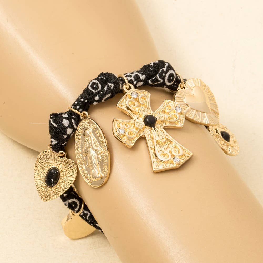 Anika Bandana Charm Bracelet