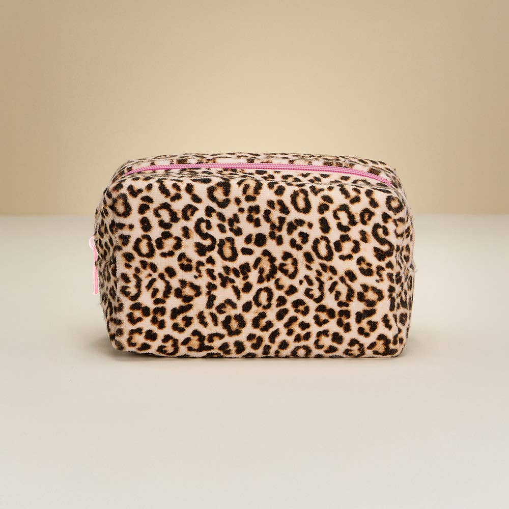 Leopard Print Cosmetic Pouch
