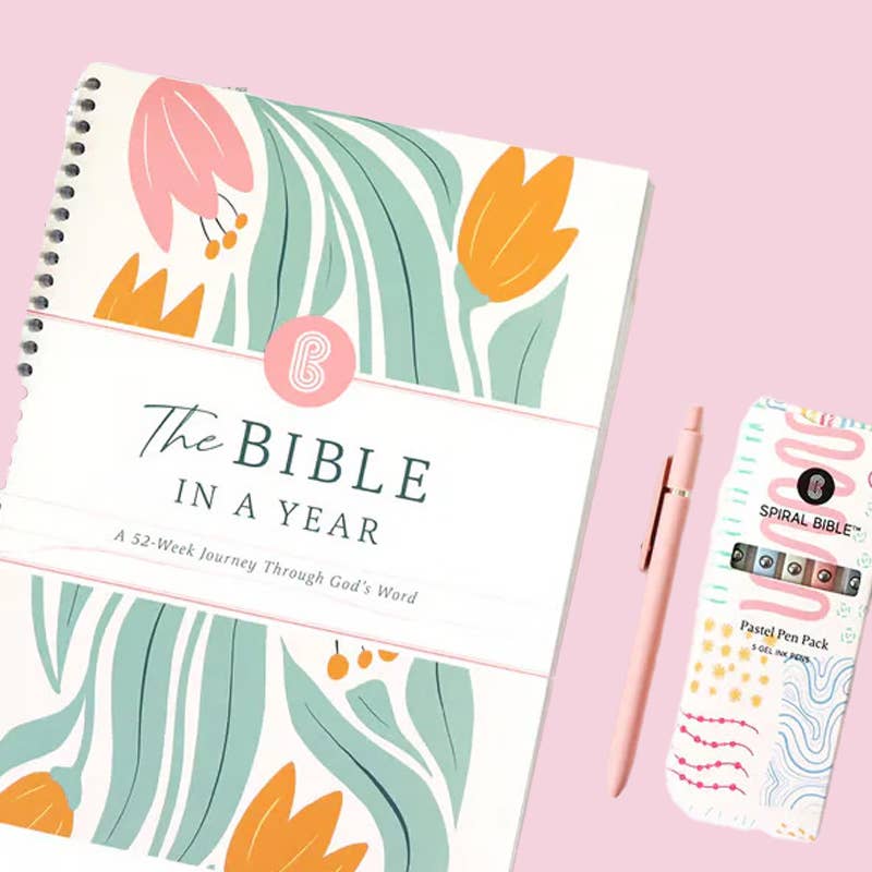 The Bible In A Year A 52-Week Journey Bible Notebook