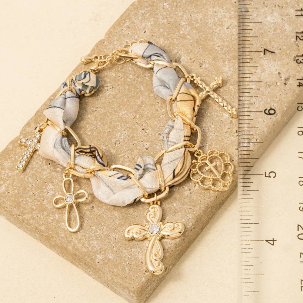 Susie Bandana Charm Bracelet