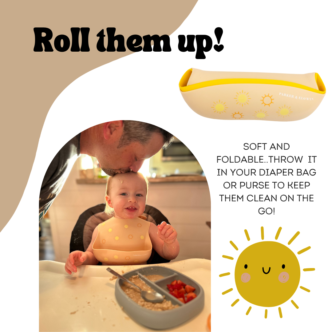 Be the Light - Silicone Baby Bibs | Pack of 2