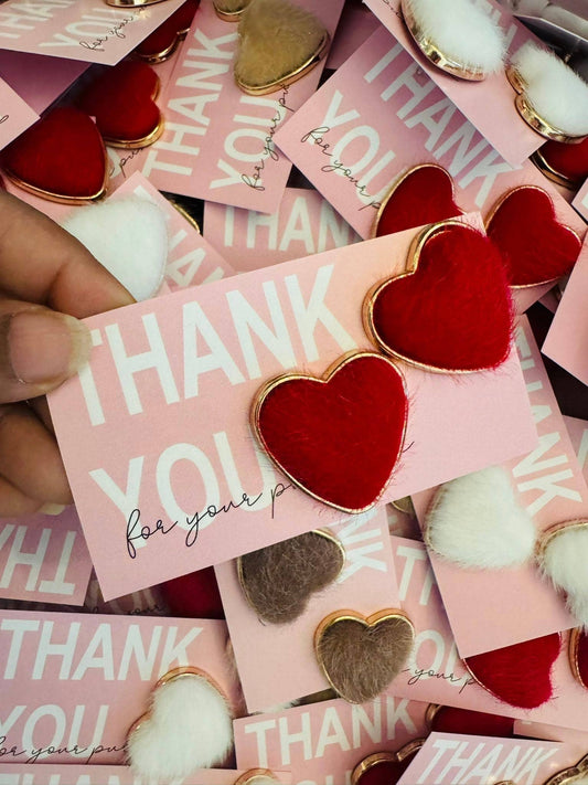 Valentines Day Fuzzy Earrings