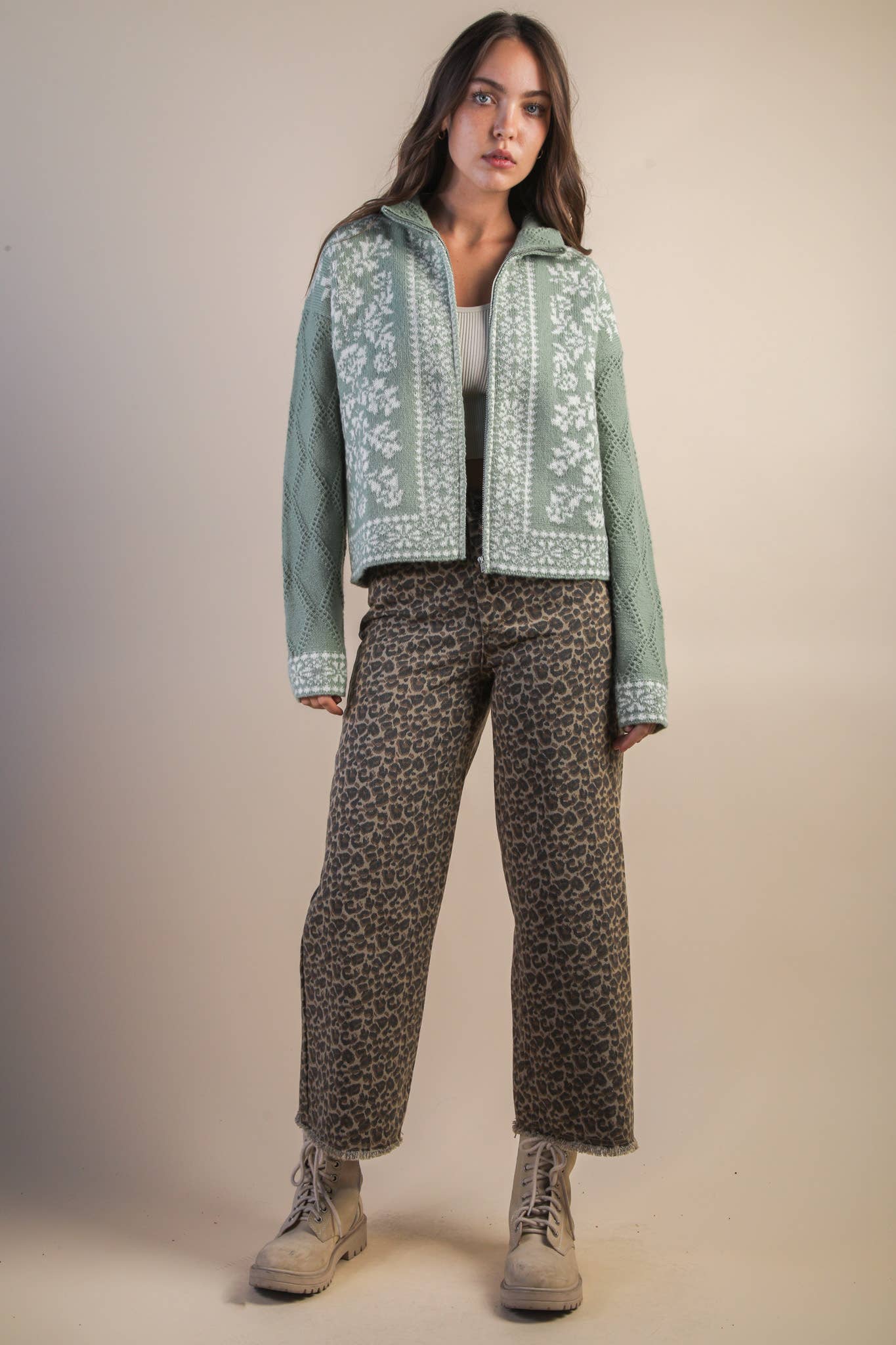 Hailey Leopard Jeans