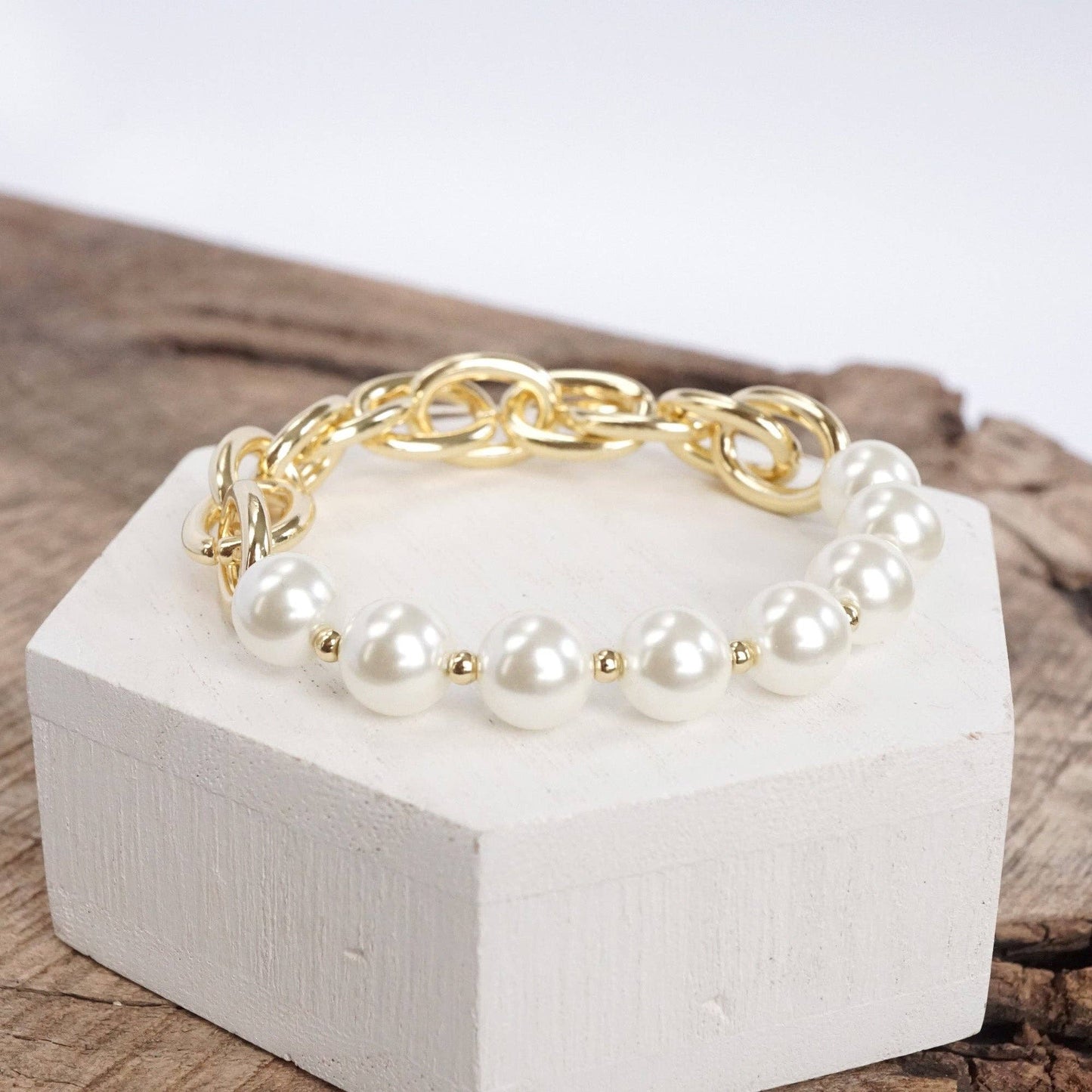 Kyla Beaded Chain bracelet
