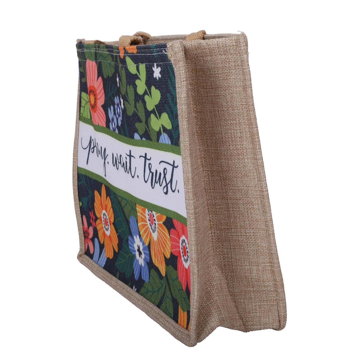 Canvas Tote - Pray Wait Trust