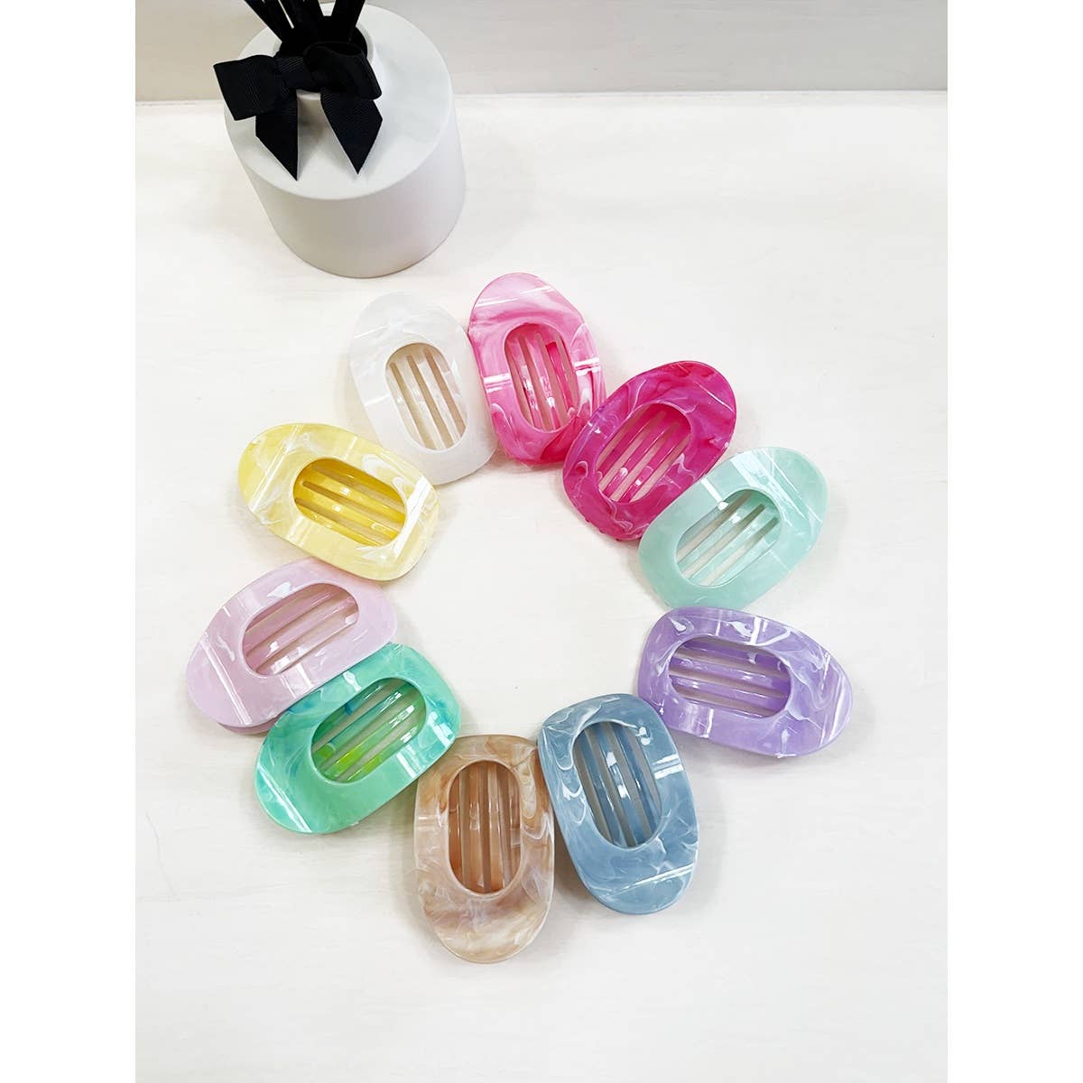 Flat Hair Claw Clips