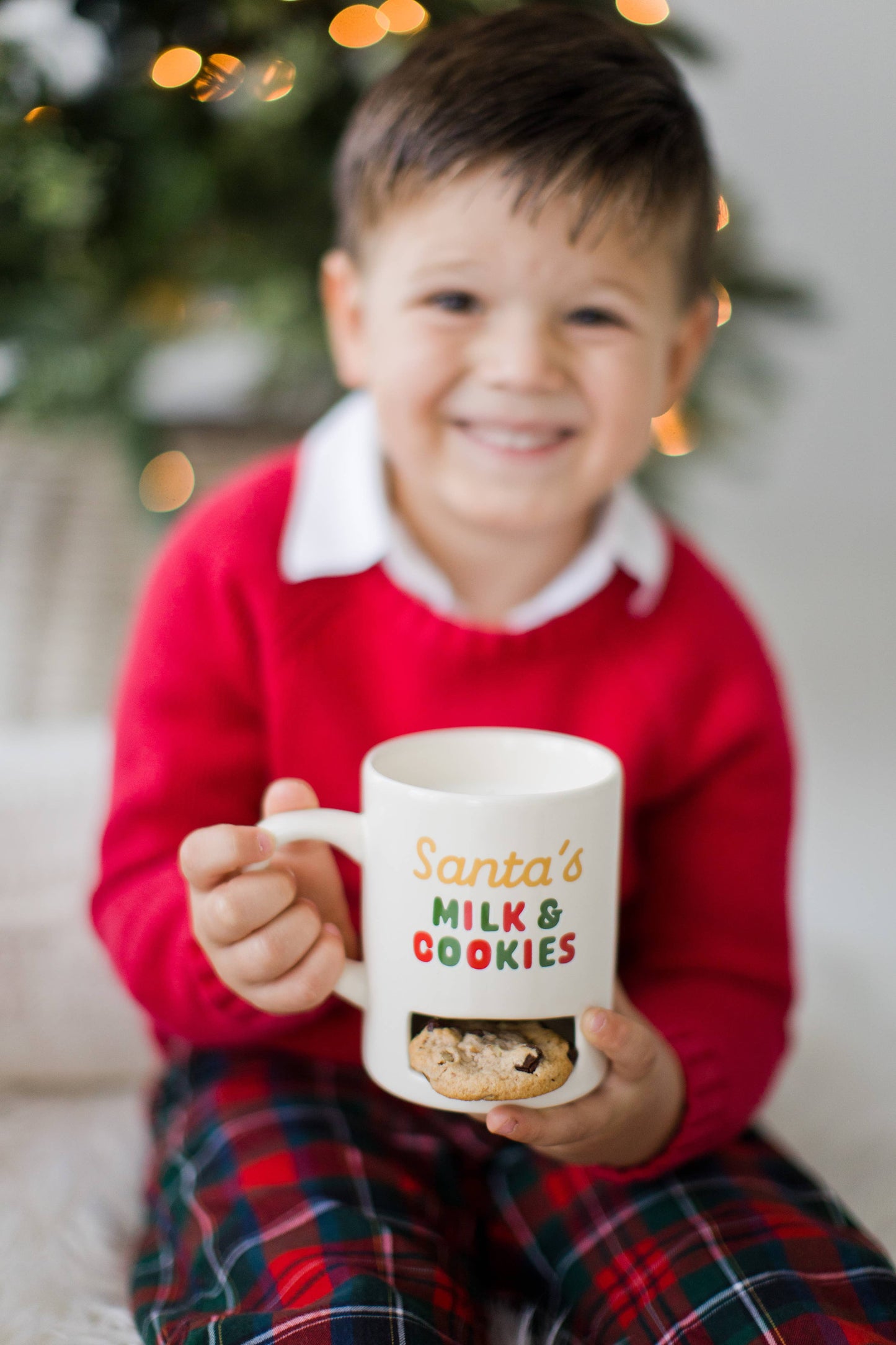 Santa’s Milk & Cookies Christmas Ceramic Mug