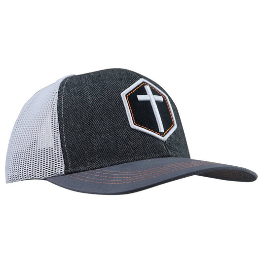 Kerusso Mens Cap - Grey Cross
