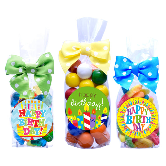 Candy Bags - Happy Birthday